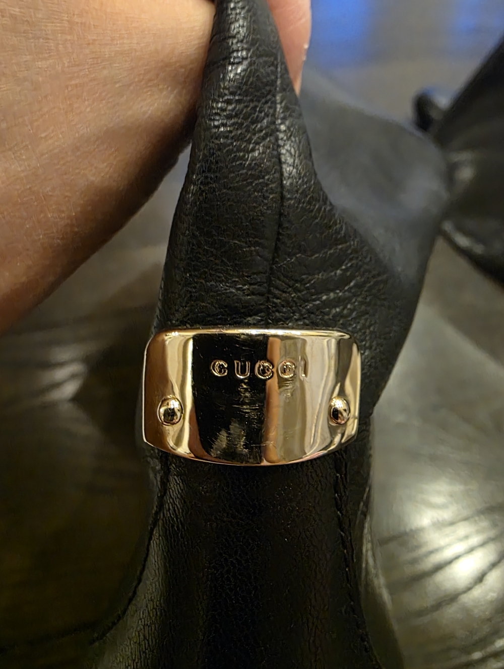 Gucci Black High-Heel Mid-Calf Women's Boots Size 6.5 - Picture 14 of 16